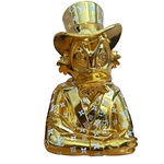 Dagobert Duck beeld, Lior24, Goud